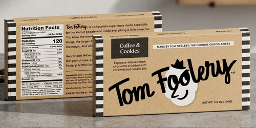 Tom Foolery Coffee & Cookies Chocolate Bar