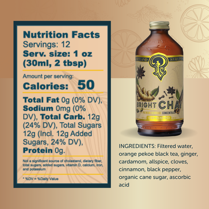 Portland Syrups Bright Chai Syrup
