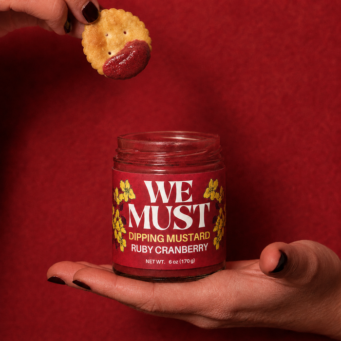 We Must Ruby Cranberry Dipping Mustard