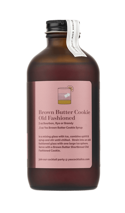 Yes Cocktail Co Brown Butter Cookie Old Fashioned Syrup