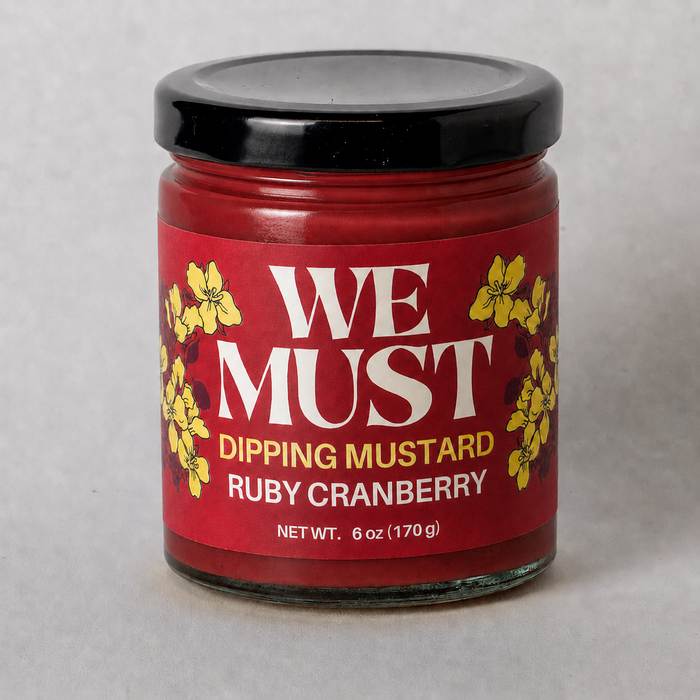 We Must Ruby Cranberry Dipping Mustard