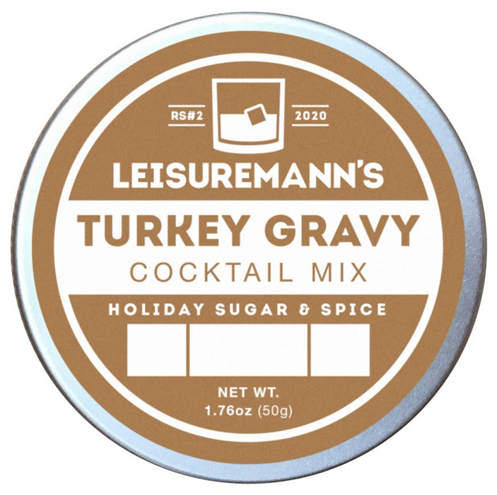 Turkey Gravy Cocktail or Mocktail Mixer Jar (10 Drinks)