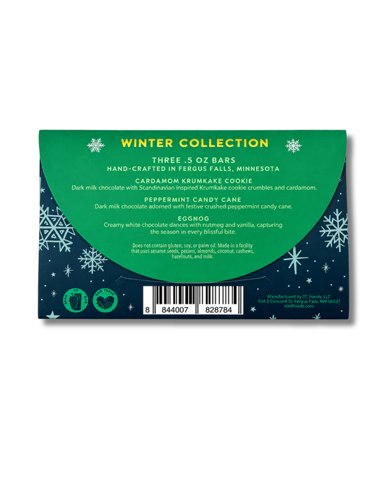 Sted Winter Collection Mini Chocolate Bar 3-Pack