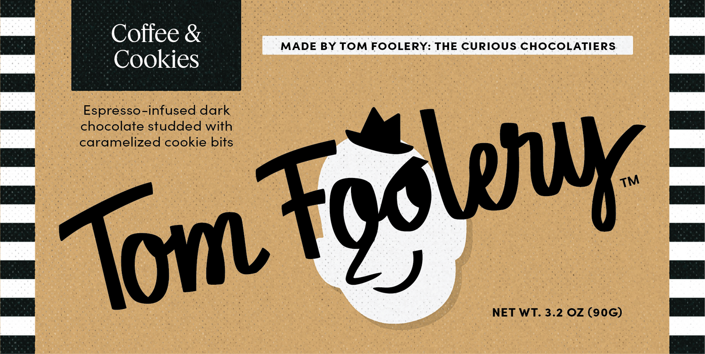 Tom Foolery Coffee & Cookies Chocolate Bar