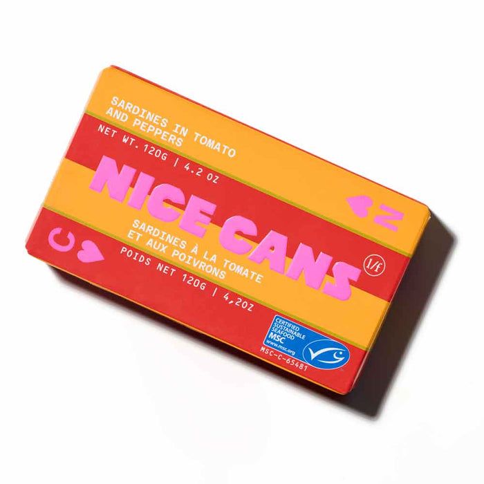 Nice Cans Sardines in Tomato and Peppers