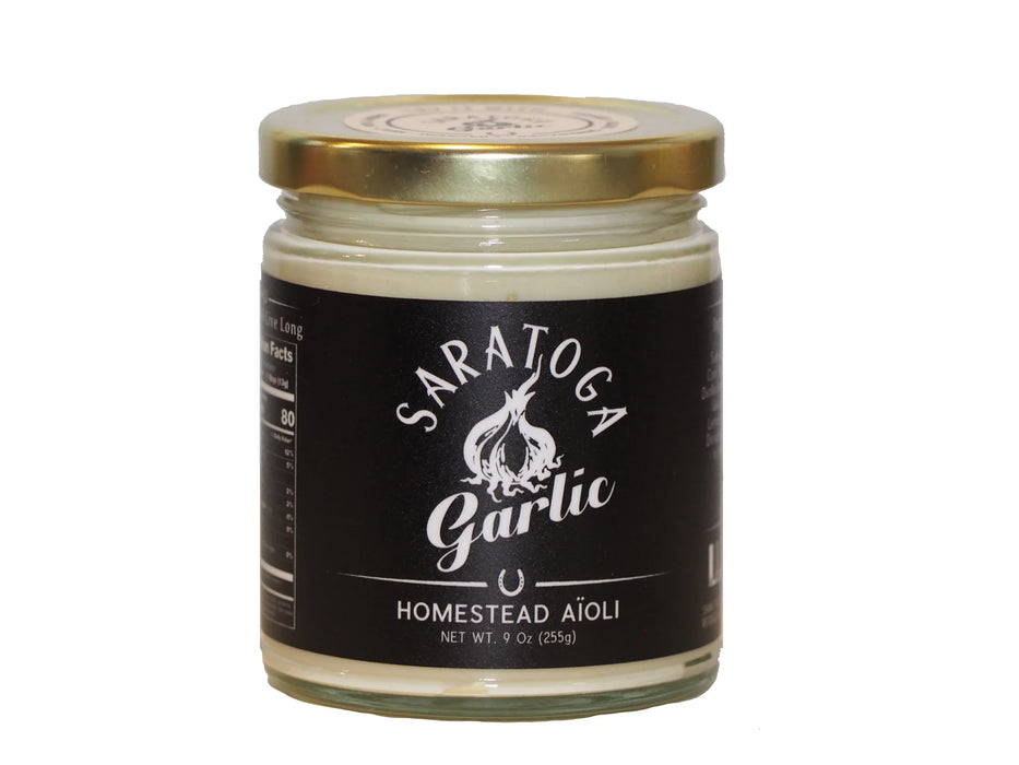 Saratoga Garlic Homestead Garlic Aioli Jar