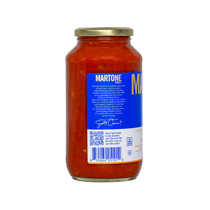 Martone Street Campagna Marinara | Tomato, Onion, Olive Oil & Basil