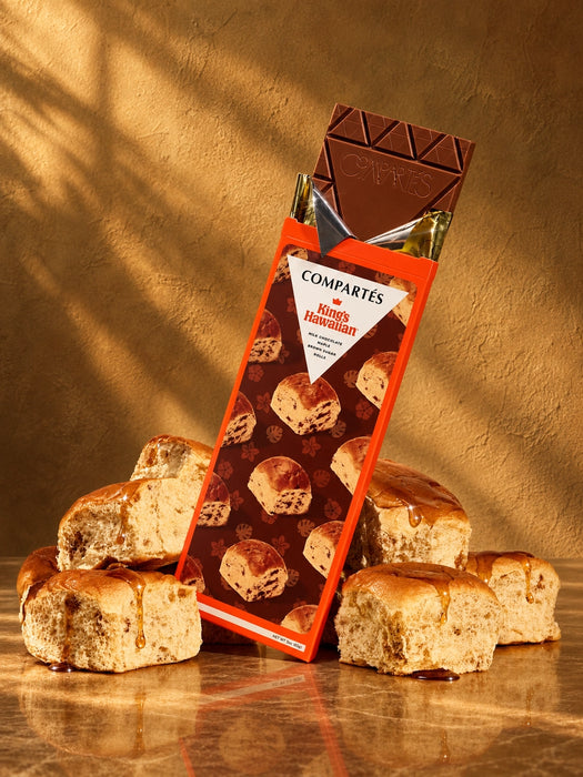 Compartes King's Hawaiian Maple Brown Sugar Rolls Chocolate Bar